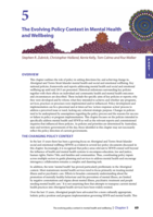 The Evolving Policy Context in Mental Health and Wellbeing