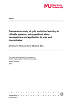 Comparative study of gold and silver leaching in chloride systems, using gold and silver nanoparticles and application to ores and concentrates