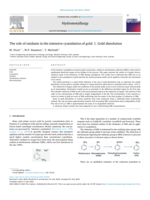 The role of oxidants in the intensive cyanidation of gold. 1. Gold dissolution