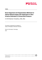 Novel Alignment and Segmentation Methods for Optical Retinal Images with Application to Non- Invasive Estimation of Intracranial Pressure
