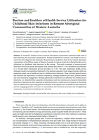 Barriers and Enablers of Health Service Utilisation for Childhood Skin Infections in Remote Aboriginal Communities of Western Australia