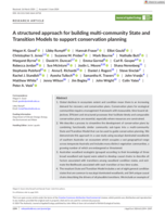 A structured approach for building multi-community State and Transition Models to support conservation planning
