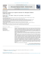 Respiratory follow-up to improve outcomes for Aboriginal children: twelve key steps
