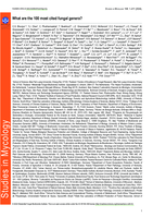 What are the 100 most cited fungal genera?