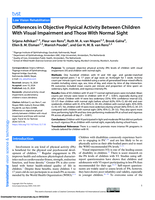 Differences in Objective Physical Activity Between Children With Visual Impairment and Those With Normal Sight