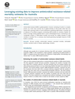 Leveraging existing data to improve antimicrobial resistance-related mortality estimates for Australia