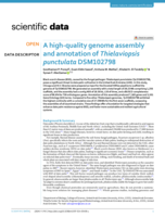 A high-quality genome assembly and annotation of Thielaviopsis punctulata DSM102798