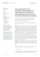 Use of wastewater from passenger ships to assess the movement of COVID-19 and other pathogenic viruses across maritime international boundaries