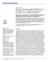 Epistatic interaction between ERAP2 and HLA modulates HIV-1 adaptation and disease outcome in an Australian population