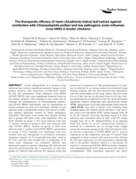 The therapeutic efficacy of neem leaf extract against coinfection with Chlamydophila psittaci and low pathogenic avian influenza virus H9N2 in broiler chickens