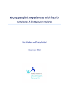 Young people’s experiences with health services: A literature review 