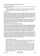 The Power Of Stories In The Change Process