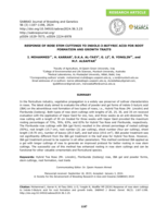 RESPONSE OF ROSE STEM CUTTINGS TO INDOLE-3-BUTYRIC ACID FOR ROOT FORMATION AND GROWTH TRAITS