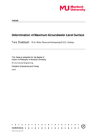 Determination of Maximum Groundwater Level Surface