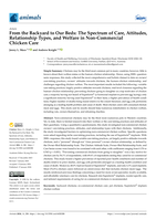 From the Backyard to Our Beds: The Spectrum of Care, Attitudes, Relationship Types, and Welfare in Non-Commercial Chicken Care