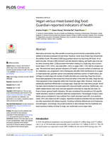 Vegan versus meat-based dog food: Guardian-reported indicators of health