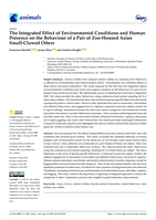 The Integrated Effect of Environmental Conditions and Human Presence on the Behaviour of a Pair of Zoo-Housed Asian Small-Clawed Otters