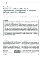 Contribution of Animal Models to Contemporary Understanding of Attention Deficit Hyperactivity Disorder