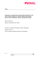 Exploring the Association Between Inclusion Body Myositis and T Cell Large Granular Lymphocytic Leukemia: Insights from Biomarker Discovery and TCR Repertoire Analysis Using Machine Learning