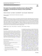 First report of accumulation of perfluorooctane sulfonate (PFOS) in platypuses (Ornithorhynchus anatinus) in New South Wales, Australia