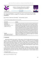 ViCubeLab-An Integrated Platform Using VR to Visualise and Analyse Road Traffic Conditions