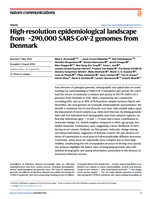 High-resolution epidemiological landscape from &nbsp;~290,000 SARS-CoV-2 genomes from Denmark