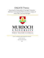 Assessing the Sustainability of Hydrogen Production Methods: A Comparative Techno-Economic Analysis of Green, Blue, and Grey Hydrogen