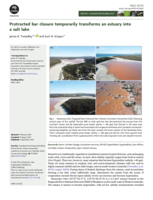 Protracted bar closure temporarily transforms an estuary into a salt lake