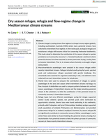 Dry season refuges, refugia and flow‐regime change in Mediterranean climate streams