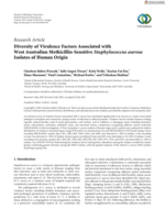 Diversity of Virulence Factors Associated with West Australian Methicillin-Sensitive Staphylococcus aureus Isolates of Human Origin