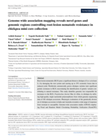 Genome‐wide association mapping reveals novel genes and genomic regions controlling root‐lesion nematode resistance in chickpea mini core collection