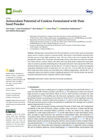 Antioxidant Potential of Cookies Formulated with Date Seed Powder
