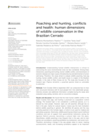 Poaching and hunting, conflicts and health: human dimensions of wildlife conservation in the Brazilian Cerrado