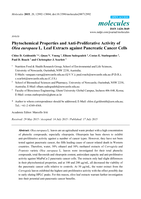 Phytochemical Properties and Anti-Proliferative Activity of Olea europaea L. Leaf Extracts against Pancreatic Cancer Cells