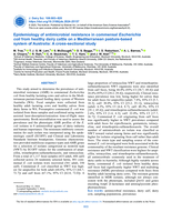 Epidemiology of antimicrobial resistance in commensal E. coli from healthy dairy cattle on a Mediterranean pasture-based system of Australia: A cross-sectional study