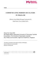 Communicating modern sex slavery in Thailand: Effective social media message construction for small-scale, cross-cultural NGOs