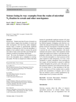 Science losing its way: examples from the realm of microbial N2-fixation in cereals and other non-legumes