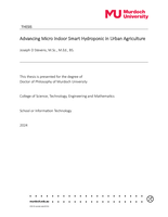 Advancing Micro Indoor Smart Hydroponic in Urban Agriculture
