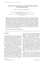 Effect of maca (Lepidium meyenii ) on some physical characteristics of cereal and root starches