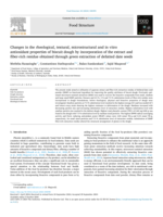 Changes in the rheological, textural, microstructural and in vitro antioxidant properties of biscuit dough by incorporation of the extract and fiber-rich residue obtained through green extraction of defatted date seeds
