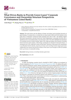 What Drives Banks to Provide Green Loans? Corporate Governance and Ownership Structure Perspectives of Vietnamese Listed Banks