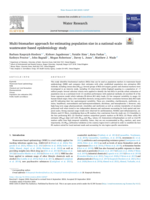 Multi-biomarker approach for estimating population size in a national-scale wastewater-based epidemiology study