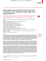 Multi-methods process evaluation of the SToP (See, Treat, Prevent) trial: a cluster randomised, stepped wedge trial to support healthy skin