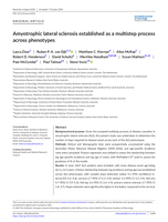 Amyotrophic lateral sclerosis established as a multistep process across phenotypes