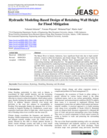 Hydraulic Modeling-Based Design of Retaining Wall Height for Flood Mitigation