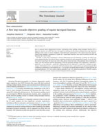 A first step towards objective grading of equine laryngeal function
