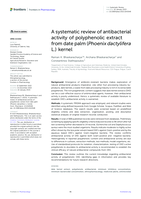 A systematic review of antibacterial activity of polyphenolic extract from date palm (Phoenix dactylifera L.) kernel