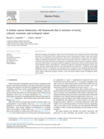 A holistic marine biosecurity risk framework that is inclusive of social, cultural, economic and ecological values