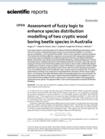 Assessment of fuzzy logic to enhance species distribution modelling of two cryptic wood boring beetle species in Australia