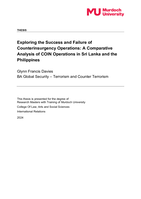 Exploring the Success and Failure of Counterinsurgency Operations: A Comparative Analysis of COIN Operations in Sri Lanka and the Philippines
